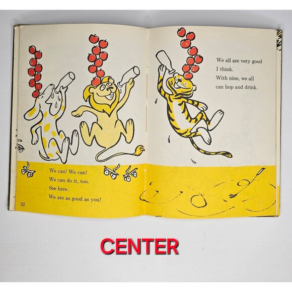 1961 First Edition TEN APPLES UP ON TOP Dr Seuss Theo. LeSieg VINTAGE Book Club - Picture 6 of 9